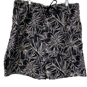 Highland outfitters Swim Trunks Men's Size XL Black White Gray‎